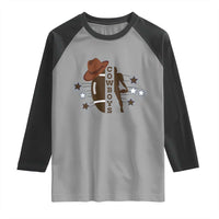 Cowboy Football Pride Raglan Shirt Western Style Gift - Wonder Print Shop