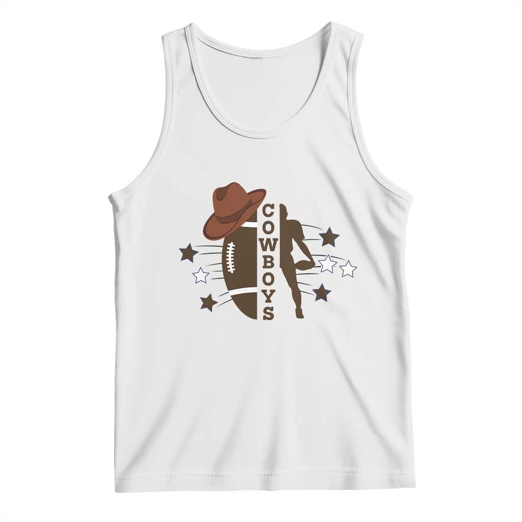 Cowboy Football Pride Tank Top Western Style Gift - Wonder Print Shop