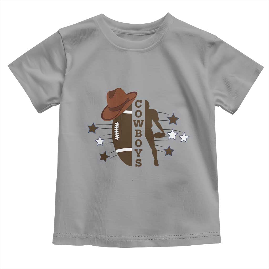 Cowboy Football Pride Toddler T Shirt Western Style Gift - Wonder Print Shop