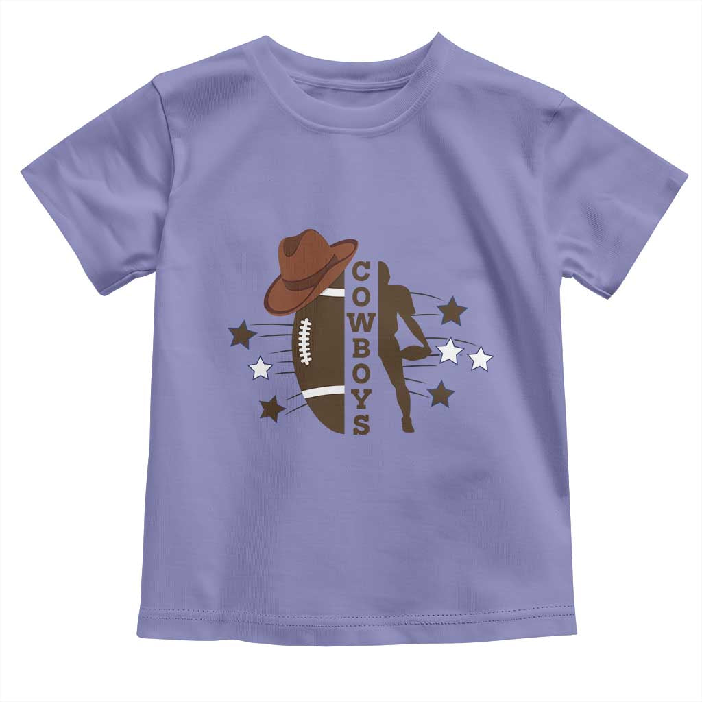 Cowboy Football Pride Toddler T Shirt Western Style Gift - Wonder Print Shop