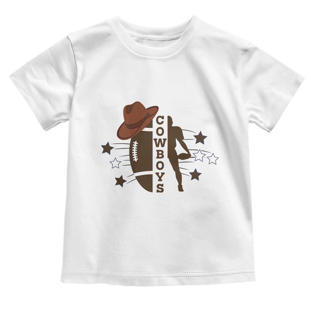Cowboy Football Pride Toddler T Shirt Western Style Gift - Wonder Print Shop