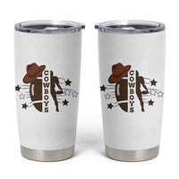 Cowboy Football Pride Tumbler Cup Western Style Gift - Wonder Print Shop