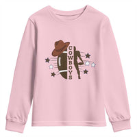 Cowboy Football Pride Youth Sweatshirt Western Style Gift - Wonder Print Shop