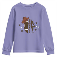 Cowboy Football Pride Youth Sweatshirt Western Style Gift - Wonder Print Shop