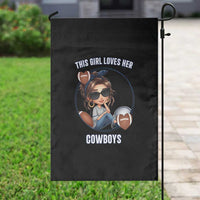 This Girl Loves Her Cowboys Garden Flag Game Day Gift For Fans - Wonder Print Shop