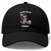 This Girl Loves Her Cowboy Baseball Cap Game Day Gift For Fans