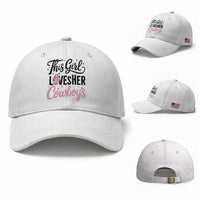 Funny DF Fan Gift Baseball Cap This Girl Loves Her Cowboy