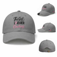 Funny DF Fan Gift Baseball Cap This Girl Loves Her Cowboy
