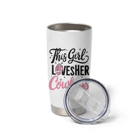 Funny Football Fan Gift Tumbler Cup This Girl Loves Her Cowboys - Wonder Print Shop
