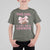 This Girl Loves Her Cowboys T Shirt For Kid Pink Bow Football Fan Gift - Wonder Print Shop