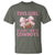 This Girl Loves Her Cowboys T Shirt Pink Bow Football Fan Gift - Wonder Print Shop