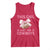 This Girl Loves Her Cowboys Tank Top Pink Bow Football Fan Gift - Wonder Print Shop