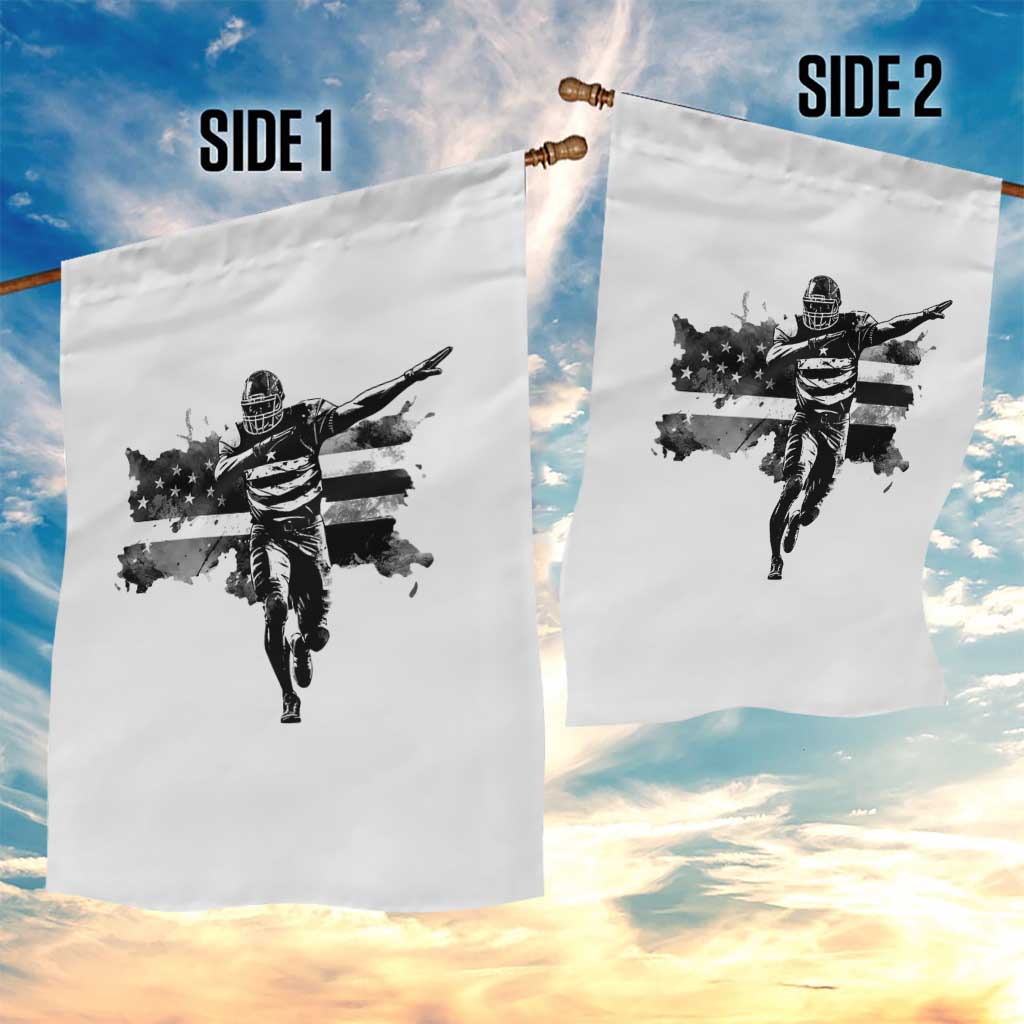 Patriotic Football Dab Garden Flag American Flag Sports Fan Gift - Wonder Print Shop