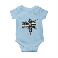 Patriotic Football Dab Baby Onesie American Flag Sports Fan Gift - Wonder Print Shop