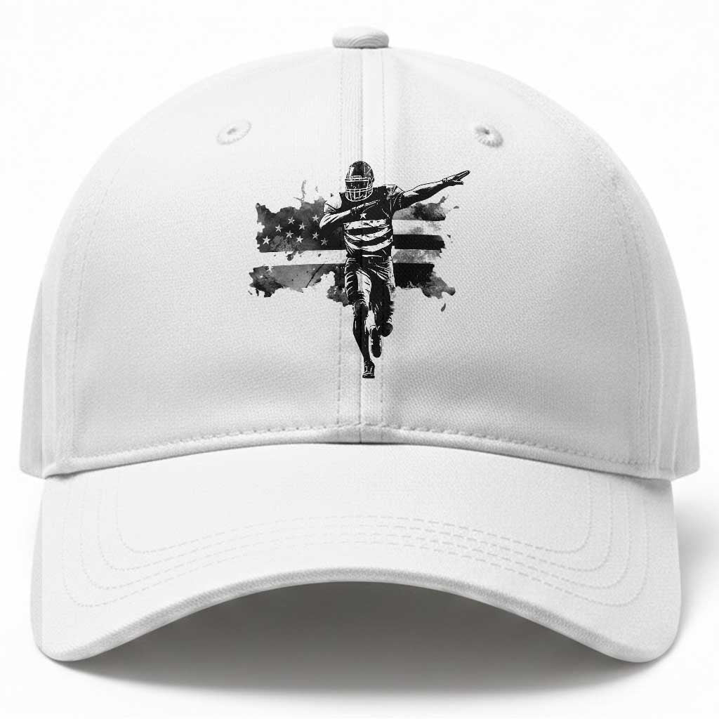 Patriotic Football Dab Baseball Cap American Flag Sports Fan Gift
