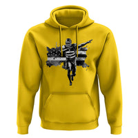 Patriotic Football Dab Hoodie American Flag Sports Fan Gift - Wonder Print Shop