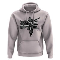 Patriotic Football Dab Hoodie American Flag Sports Fan Gift - Wonder Print Shop