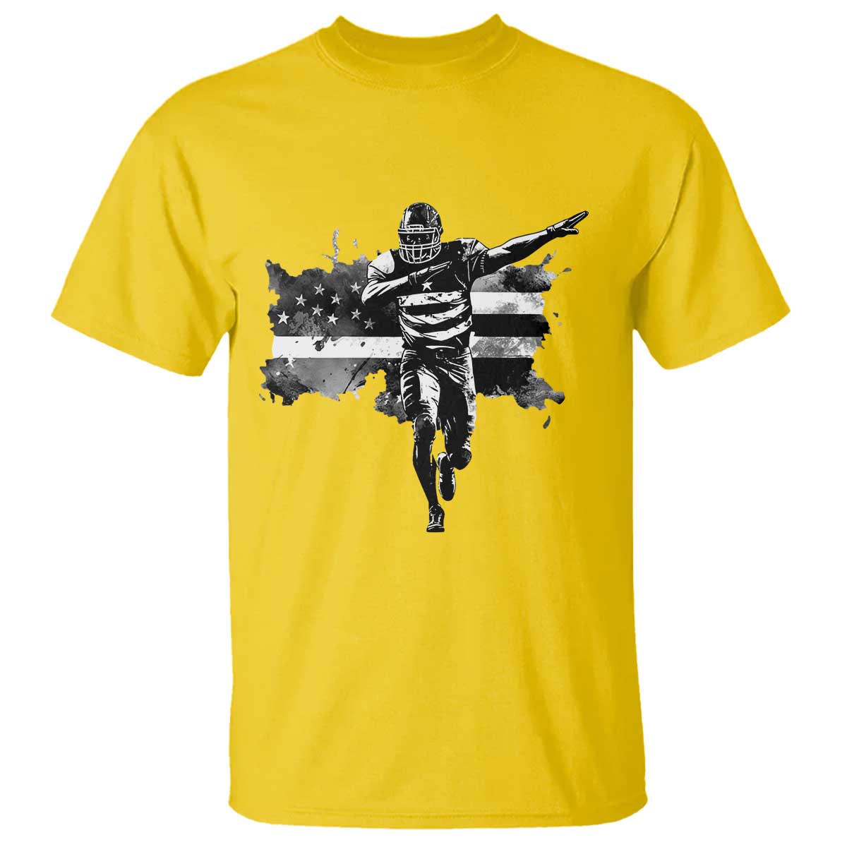Patriotic Football Dab T Shirt American Flag Sports Fan Gift - Wonder Print Shop