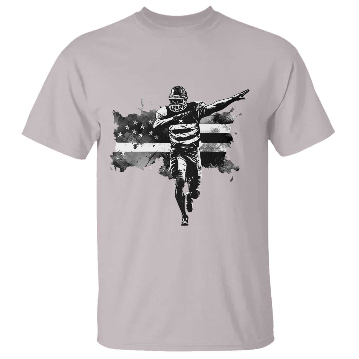 Patriotic Football Dab T Shirt American Flag Sports Fan Gift - Wonder Print Shop