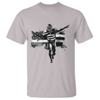 Patriotic Football Dab T Shirt American Flag Sports Fan Gift - Wonder Print Shop