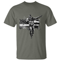 Patriotic Football Dab T Shirt American Flag Sports Fan Gift - Wonder Print Shop