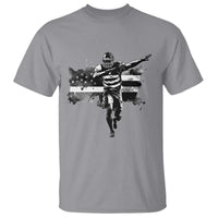 Patriotic Football Dab T Shirt American Flag Sports Fan Gift - Wonder Print Shop