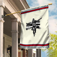 Patriotic Football Dab Garden Flag American Flag Sports Fan Gift