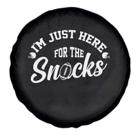 Funny Football Lover Spare Tire Cover Im Just Here For The Snacks - Wonder Print Shop