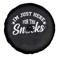 Funny Football Lover Spare Tire Cover Im Just Here For The Snacks - Wonder Print Shop