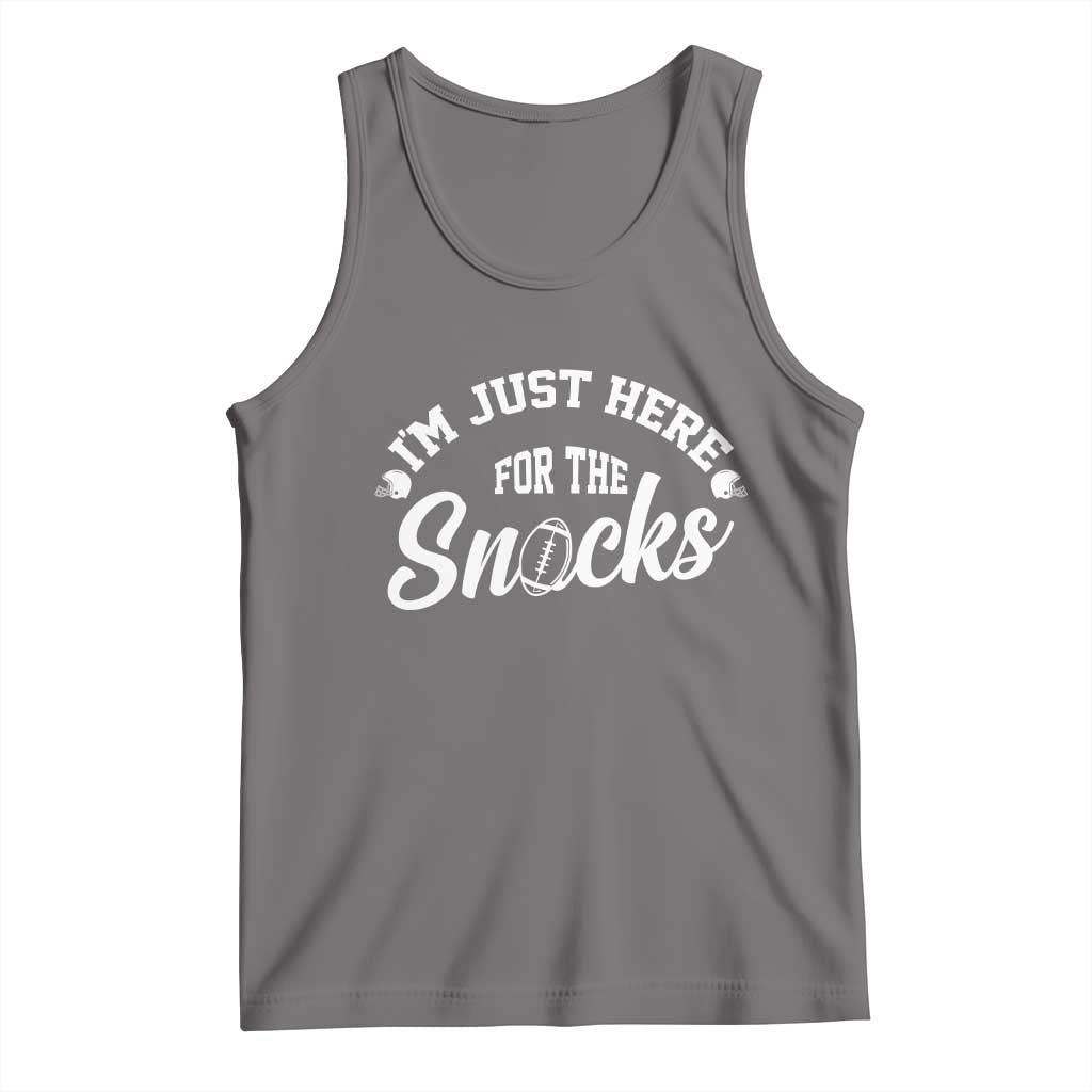 Funny Football Lover Tank Top Im Just Here For The Snacks - Wonder Print Shop