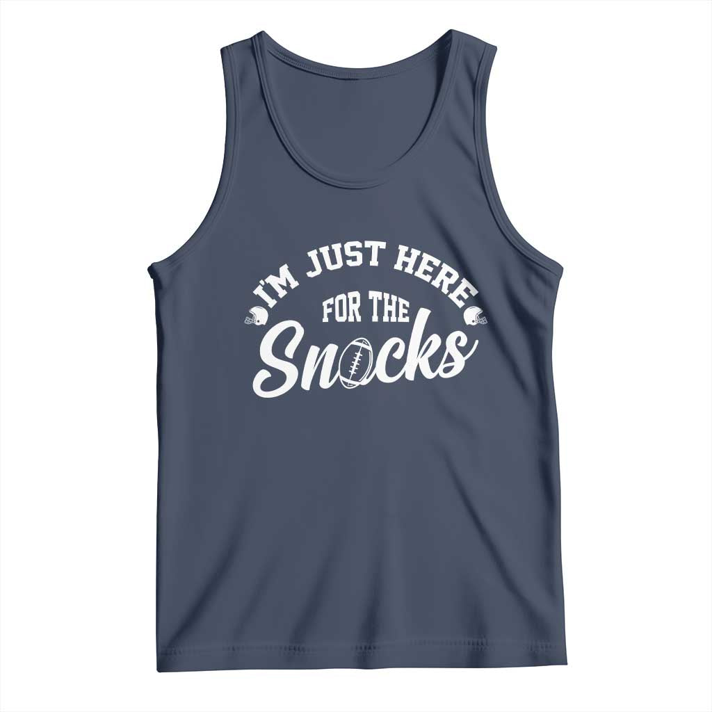 Funny Football Lover Tank Top Im Just Here For The Snacks - Wonder Print Shop