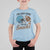 Im Just Here For The Snacks T Shirt For Kid Bow Football Lover - Wonder Print Shop