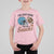 Im Just Here For The Snacks T Shirt For Kid Bow Football Lover - Wonder Print Shop
