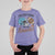 Im Just Here For The Snacks T Shirt For Kid Bow Football Lover - Wonder Print Shop