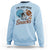 Im Just Here For The Snacks Sweatshirt Bow Football Lover - Wonder Print Shop