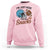 Im Just Here For The Snacks Sweatshirt Bow Football Lover - Wonder Print Shop