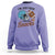 Im Just Here For The Snacks Sweatshirt Bow Football Lover - Wonder Print Shop