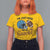 Im Just Here For The Snacks T Shirt For Women Bow Football Lover - Wonder Print Shop