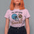 Im Just Here For The Snacks T Shirt For Women Bow Football Lover - Wonder Print Shop
