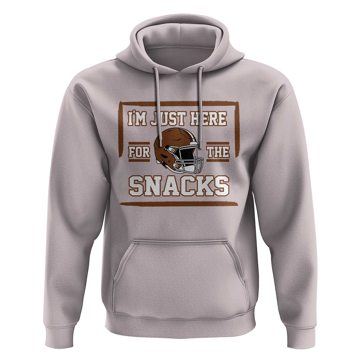 Im Just Here For The Snacks Hoodie Football Fan Gift - Wonder Print Shop