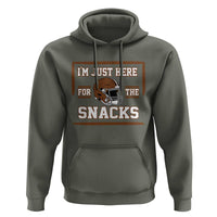 Im Just Here For The Snacks Hoodie Football Fan Gift - Wonder Print Shop