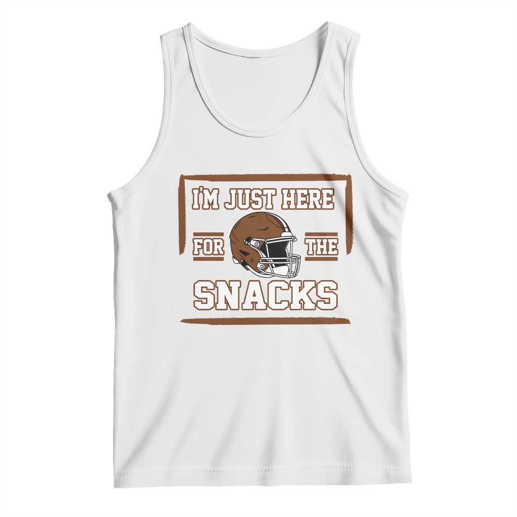 Im Just Here For The Snacks Tank Top Football Fan Gift - Wonder Print Shop