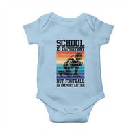 Student Football Fan Baby Onesie Funny Importanter Quote Gift - Wonder Print Shop