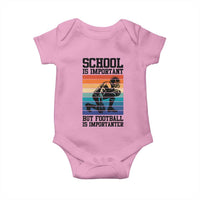 Student Football Fan Baby Onesie Funny Importanter Quote Gift - Wonder Print Shop