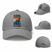 Student Football Fan Baseball Cap Funny Importanter Quote Gift