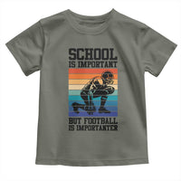 Student Football Fan Toddler T Shirt Funny Importanter Quote Gift - Wonder Print Shop
