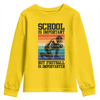 Student Football Fan Youth Sweatshirt Funny Importanter Quote Gift - Wonder Print Shop
