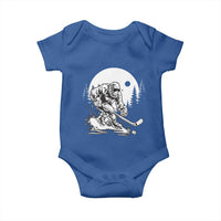 Bigfoot Playing Ice Hockey Baby Onesie Funny Cryptid Sports Gift - Wonder Print Shop