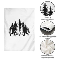 Funny Bigfoot Playing Ice Hockey Garden Flag Cryptid Lover Gift - Wonder Print Shop