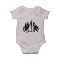 Funny Bigfoot Playing Ice Hockey Baby Onesie Cryptid Lover Gift - Wonder Print Shop